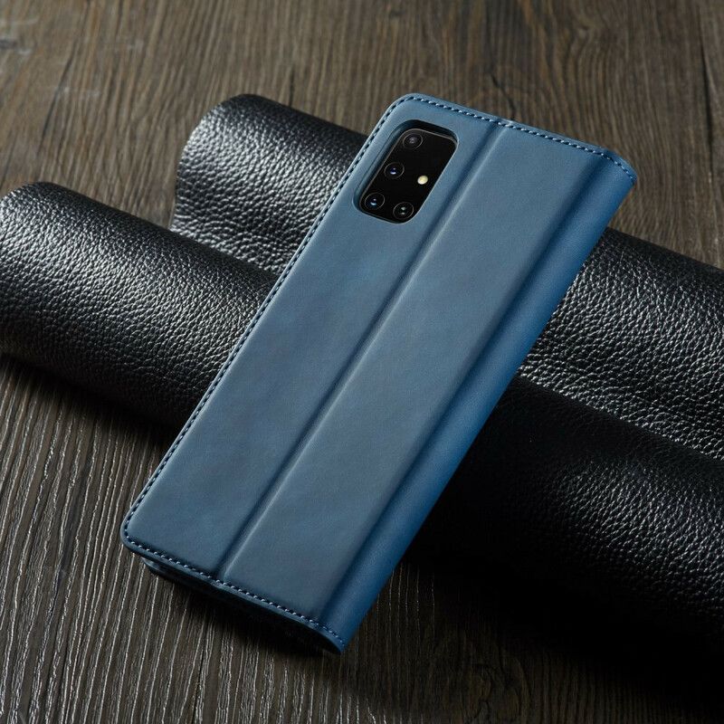 Kožené Puzdro Samsung Galaxy A51 Kožený Efekt Forwenw