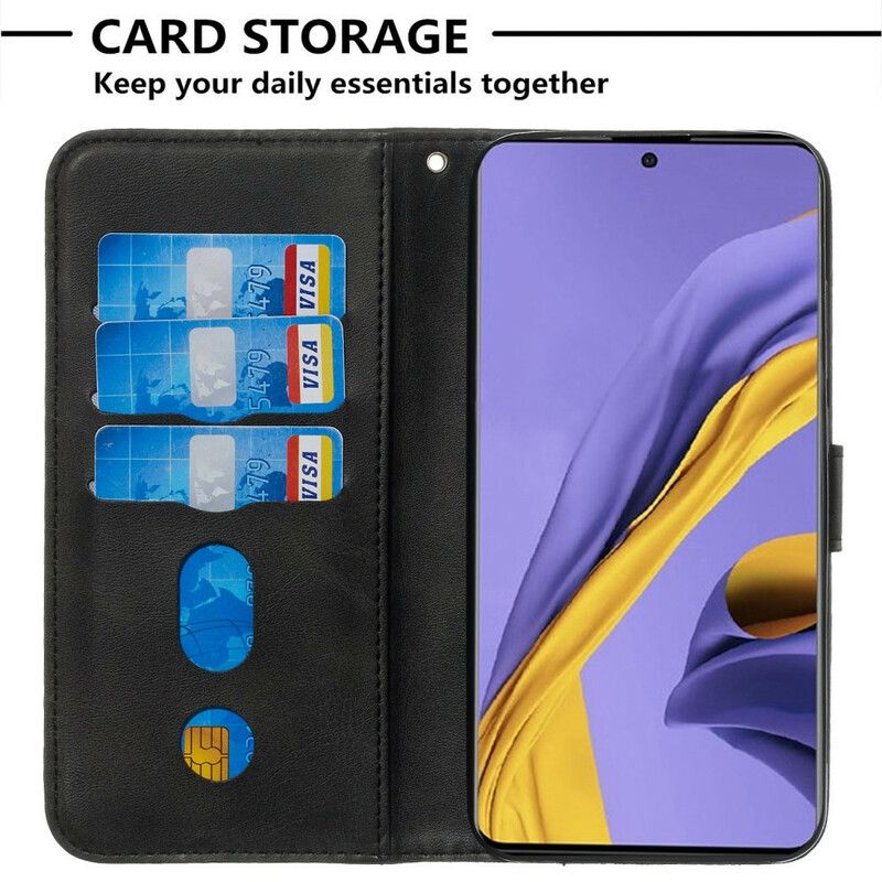 Kožené Puzdro Samsung Galaxy A51 Vintage Peňaženka Na Mince