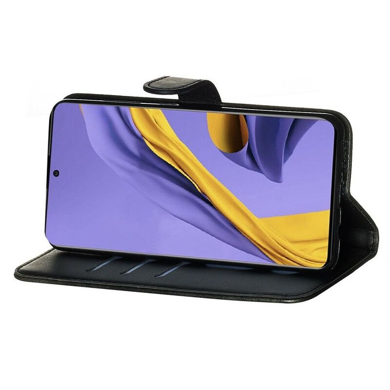 Kožené Puzdro Samsung Galaxy A51 Vintage Peňaženka Na Mince