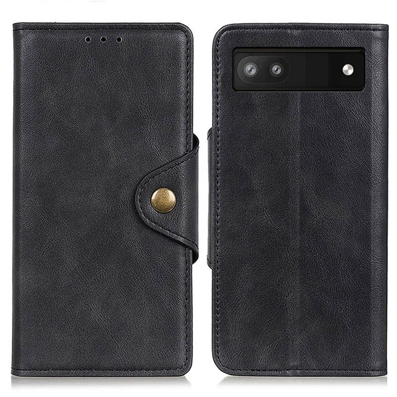 Kožené Puzdro Google Pixel 7A Magnetické Tlačidlo