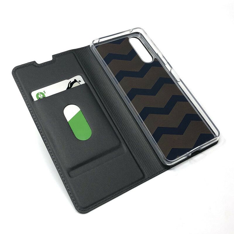 Flipové Puzdro Sony Xperia 10 II Kožené Puzdro Magnetická Spona
