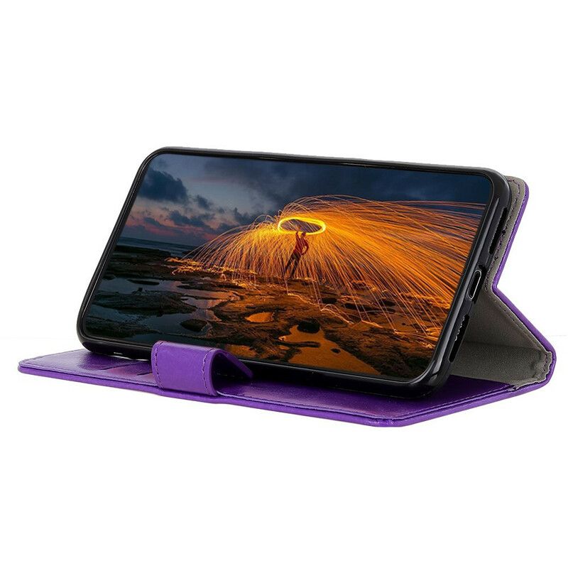 Kožené Puzdro Sony Xperia 10 II Klasický Kožený Efekt