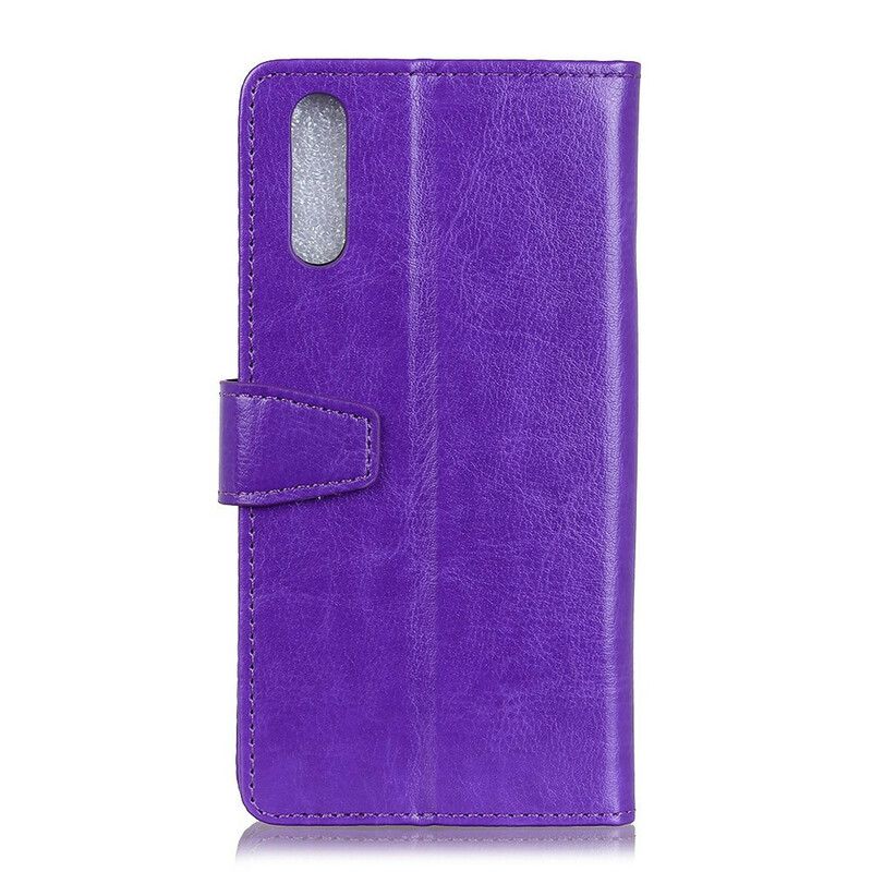 Kožené Puzdro Sony Xperia 10 II Klasický Kožený Efekt